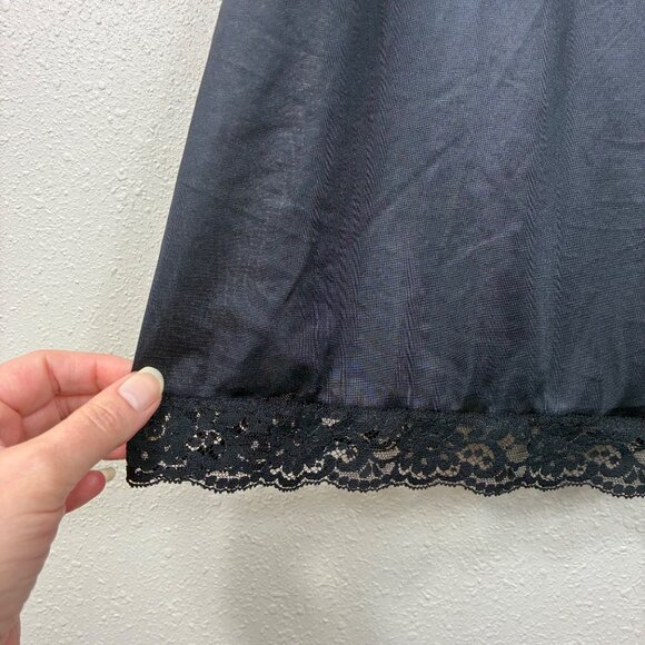 VTG Vassarette Babydoll Satin Lace Trim Slip Dress Size 34F Romantic Fairy - Picture 4 of 7